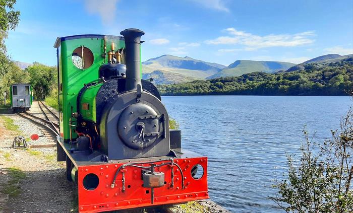 Dolbadarn at Penllyn. Snowdon in the background
